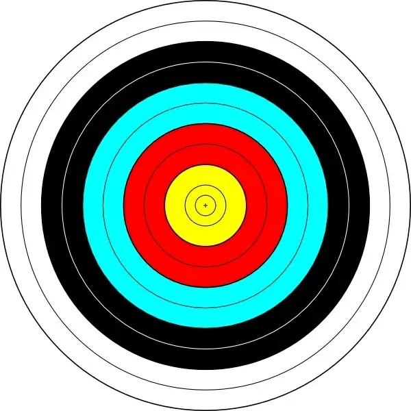 Archery Target clip art