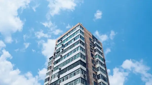 architecture blue sky building business city