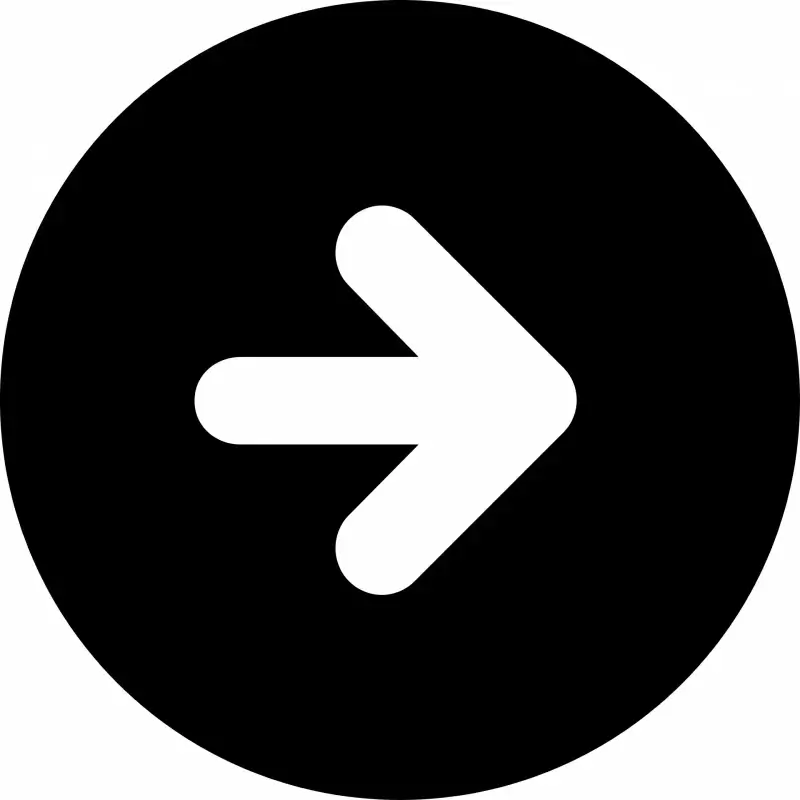 arrow alt circle forward sign flat icon