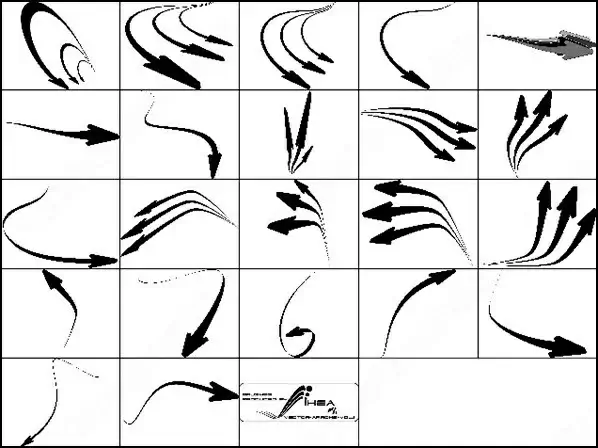 arrows brush