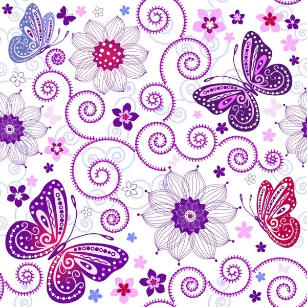 artistic butterfly pattern