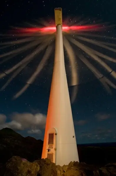 ascension island wind turbine energy