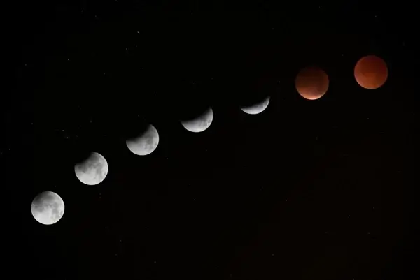 astronomy background crater crescent dark eclipse