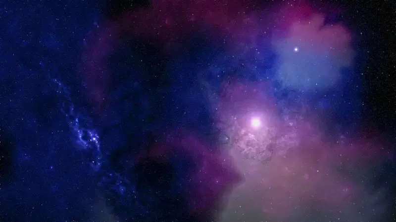 astronomy picture dark gleaming starry sky