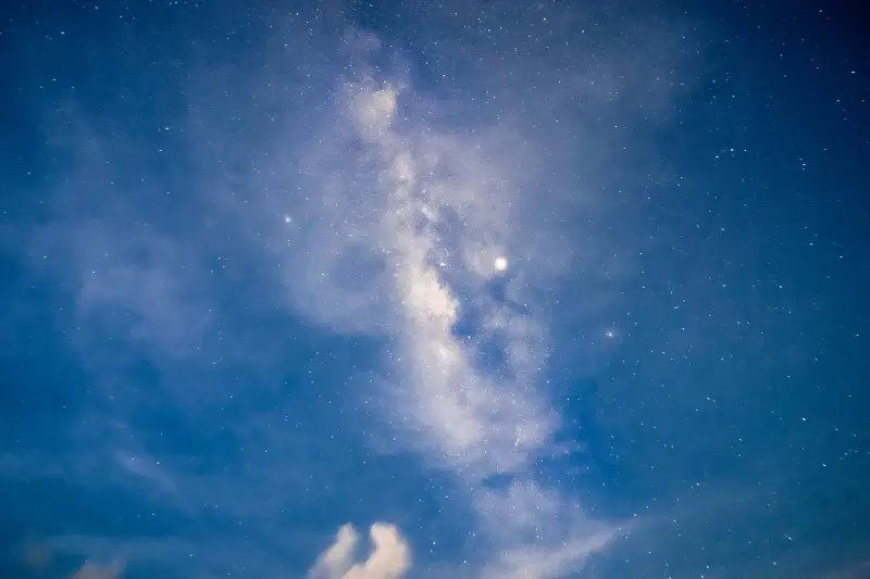 astronomy picture elegant sparkling starry sky