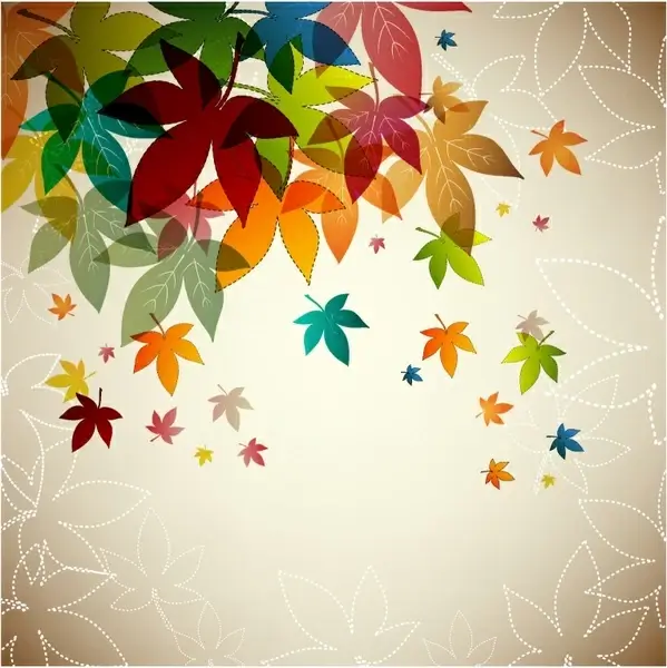 Autumn Background | Falling Leafs