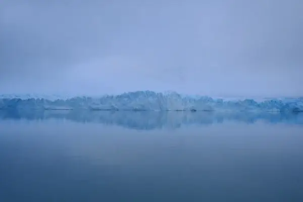 autumn cold dawn fall fog frozen ice lake