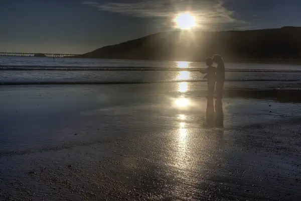 avila beach sunset