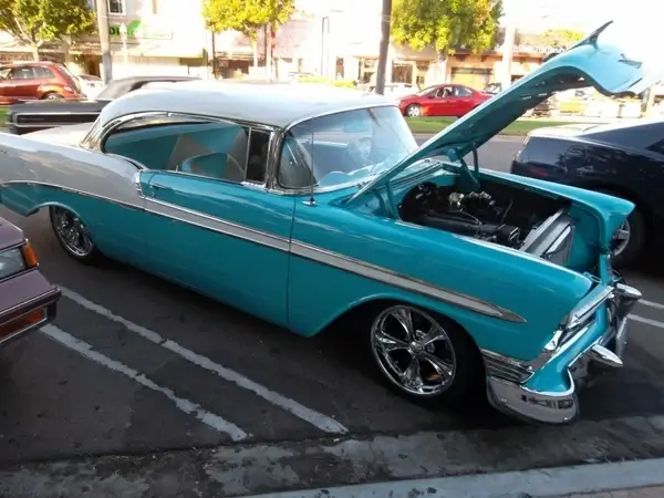 baby blue hot rod