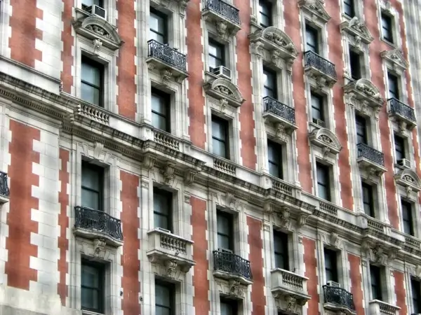 background city facade