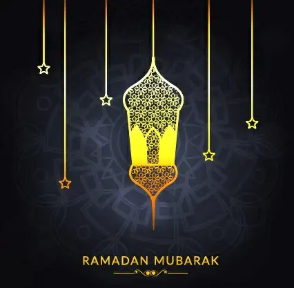 background ramadan mubarak vector design set