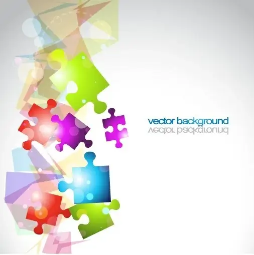 backgrounds with 3d shapes vector graphic