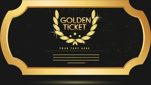 banner template elegant golden style laurel icon