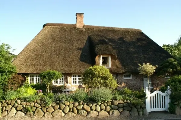 bargum nordfriesland thatched roof 