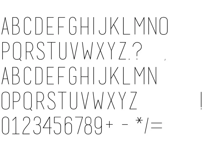Basic Title Font 