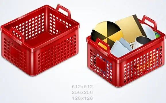 Basket Icons icons pack