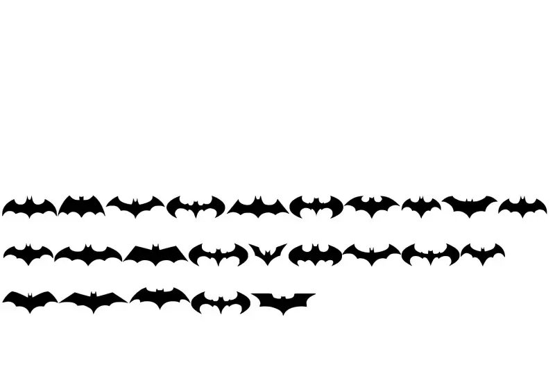 Batman Logo Evolution TFB