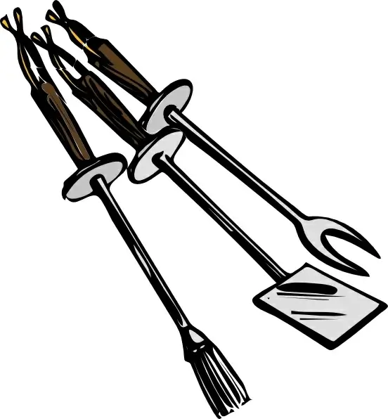 Bbq Grilling Tools clip art