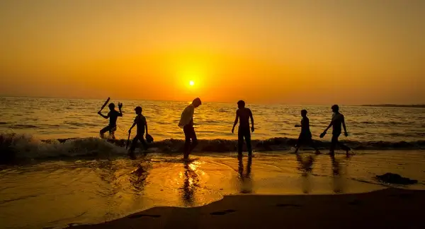 beach cricket
