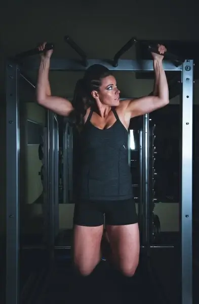 beautiful child club dark fashion girl gym heavy