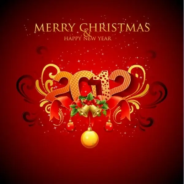 beautiful christmas background 03 vector