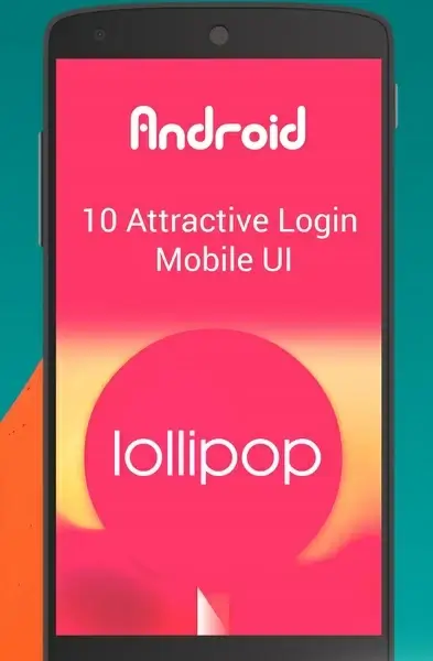 beautiful collection of 10 android lollipop login screen design psd