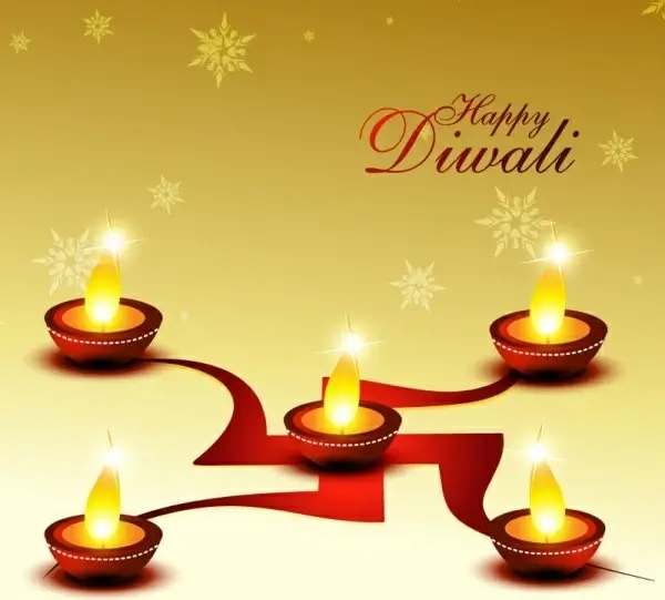 beautiful diwali cards 01 vector