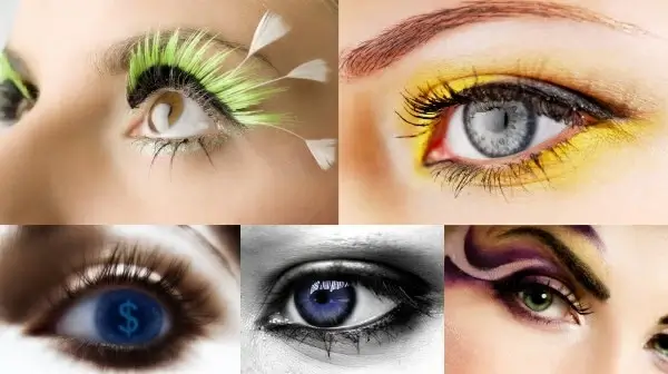 beautiful female eye highdefinition picture 5p