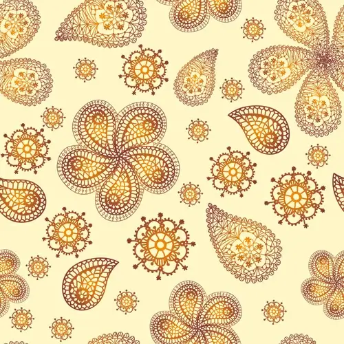 beautiful floral seamless pattern vector