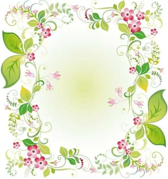 beautiful flowers and lace 03 vector