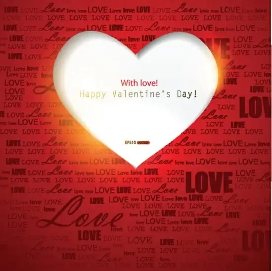 beautiful valentine hearts background vector greeting text