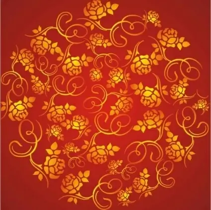 beautiful wealth rose red background vector