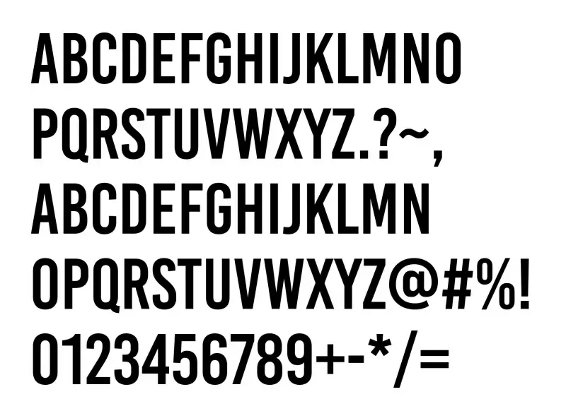 Bebas Neue Font in truetype .ttf opentype .otf format free and easy ...