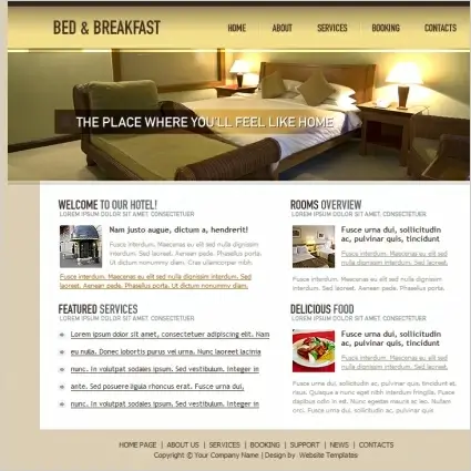 Bed & Breakfast Template 