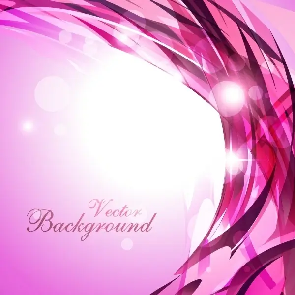 decorative background modern shiny bokeh violet dynamic curves