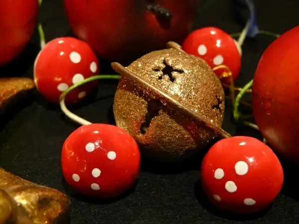 bell mushrooms christmas decoration