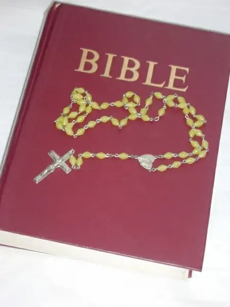 bible and rosary