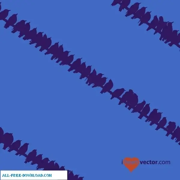 Birds On A Wire Vector