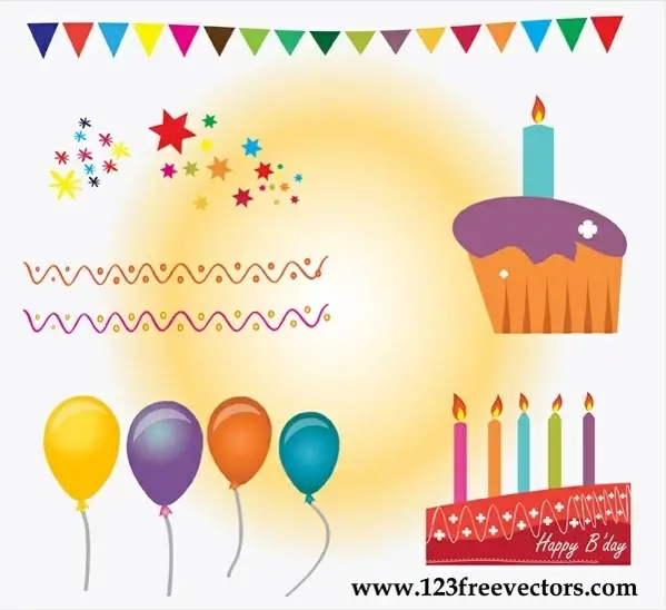 Birthday Cake Vector