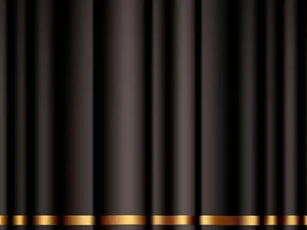 black curtain background modern 3d design