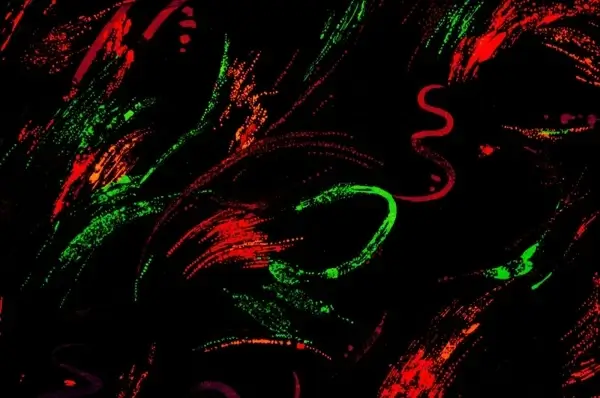 black red green background