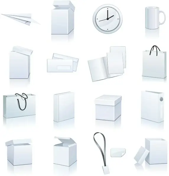 blank goods icon vector