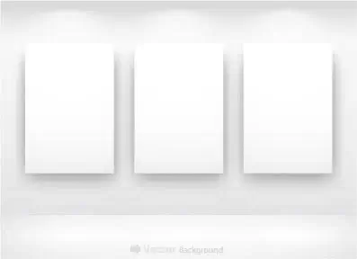 blank frames templates modern white plain design