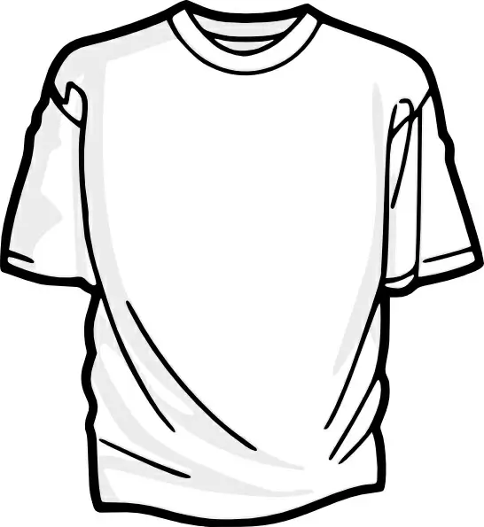 Blank T Shirt clip art