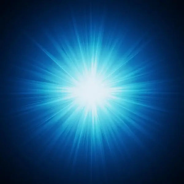 blue burst light background