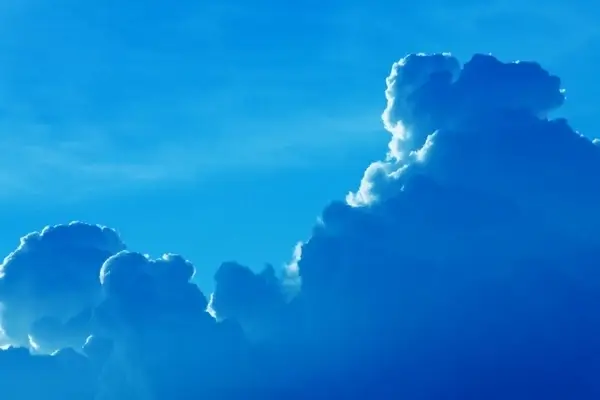 blue cloudscape