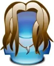 Blue crystal girl