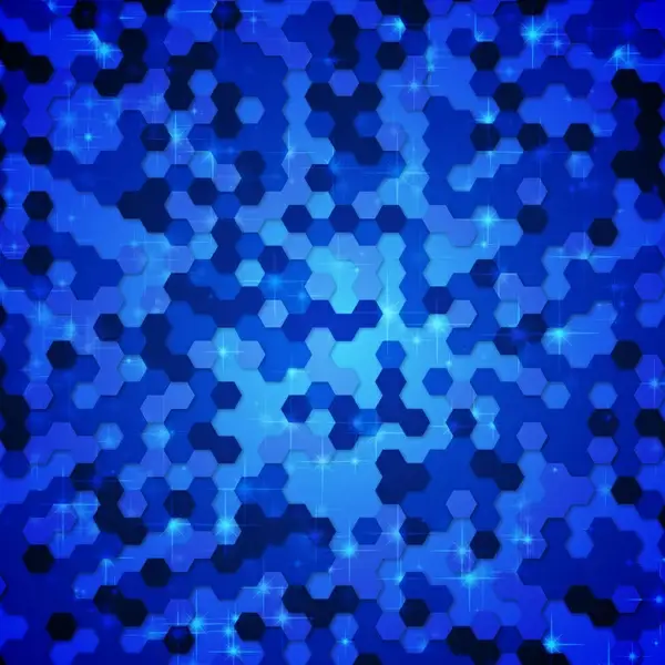 blue hexagon abstract background