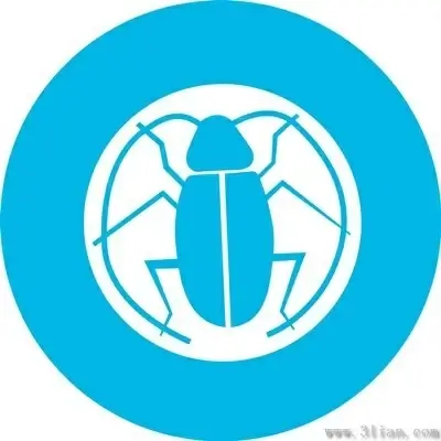 blue icon vector insects