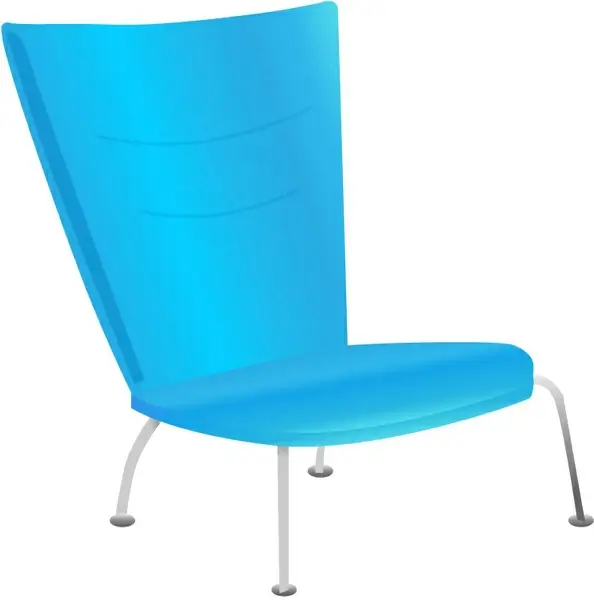 blue modern chair